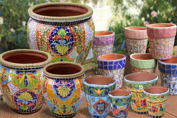 Mosaic Flower Pots: How to Make Them?